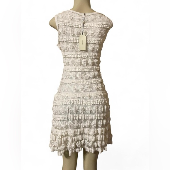 Max Studio Cream Textured Mini Dress - Picture 5 of 5